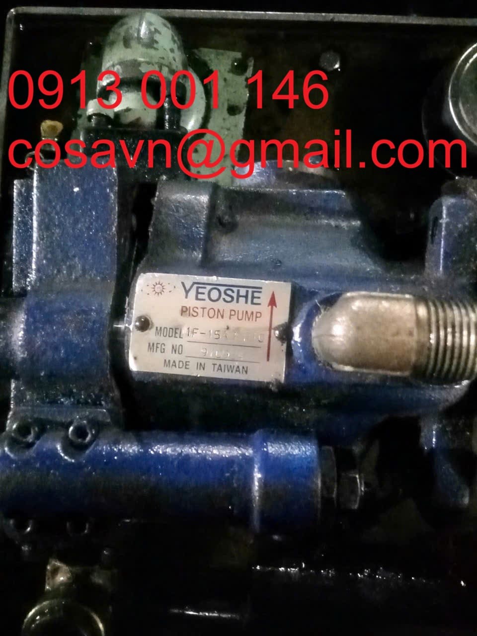 Bơm piston thủy lực Yeoshe 1F-15A